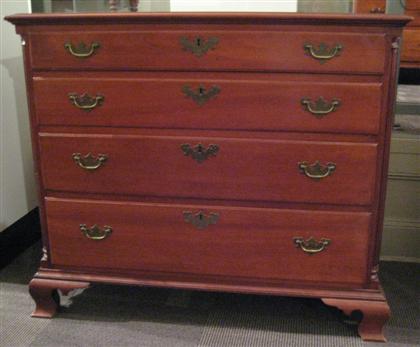 Chippendale cherry wood four drawer