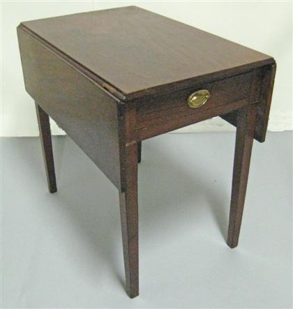 Mahogany inlaid Pembroke table    philadelphia,