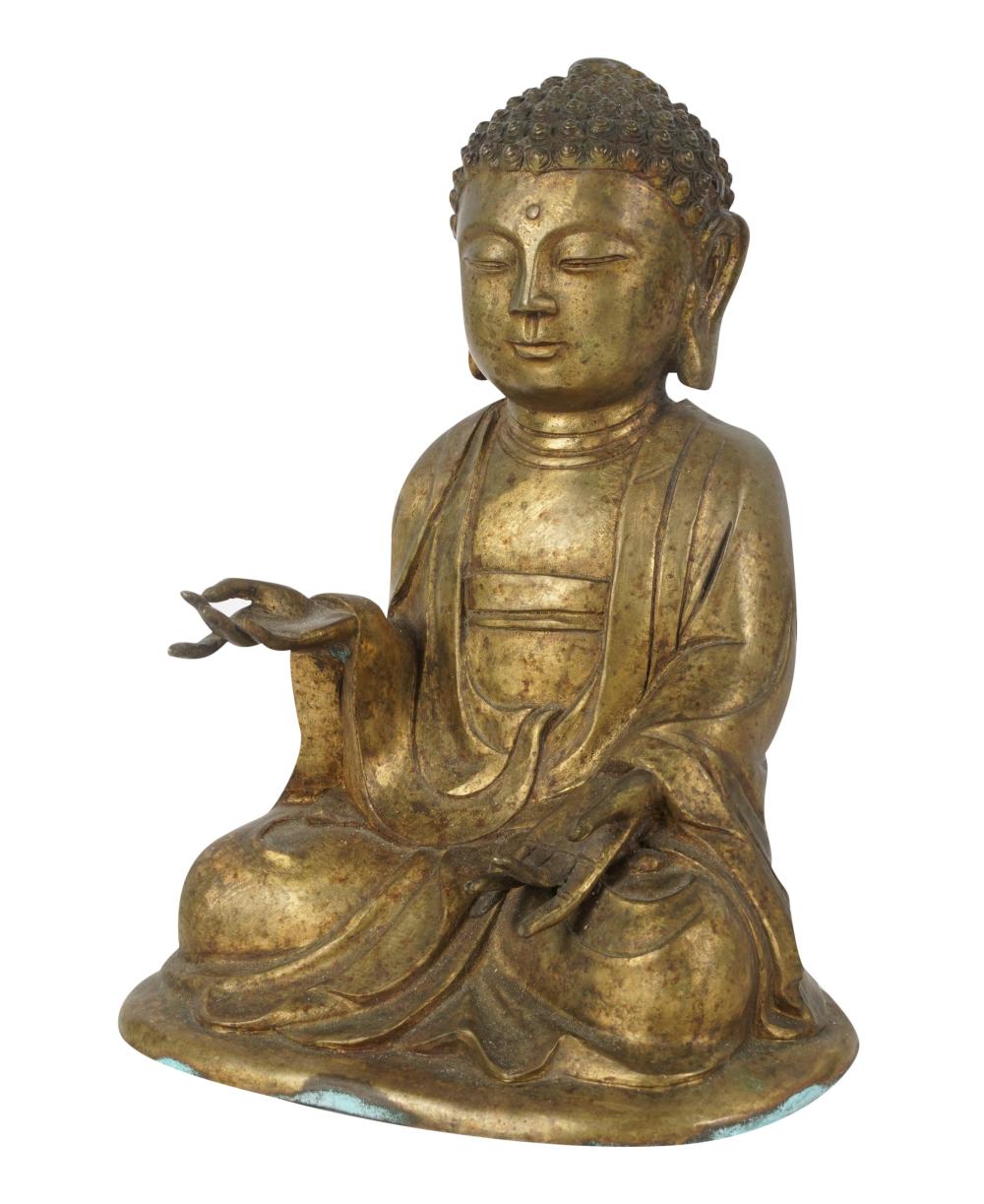 BRONZE FIGURE OF A BUDDHABronze 308bd6