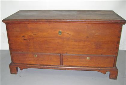 Walnut dower chest    pennsylvania,