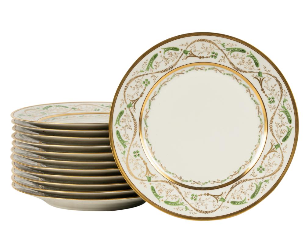 12 RICHARD GINORI PORCELAIN DINNER