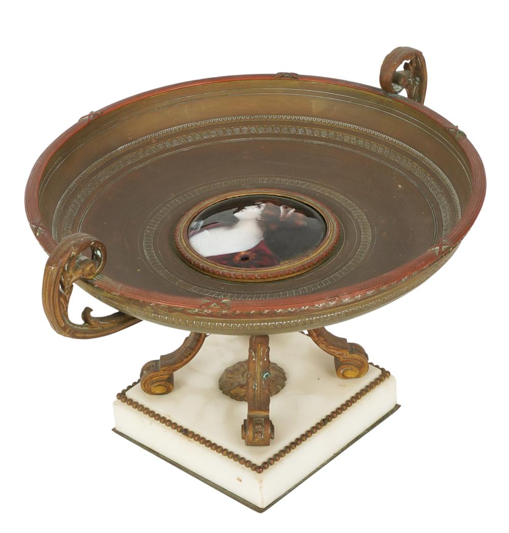 ITALIAN MARBLE AND BRONZE CENTER 308c92