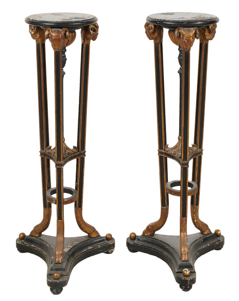 PAIR OF NEOCLASSICAL-STYLE GILT AND