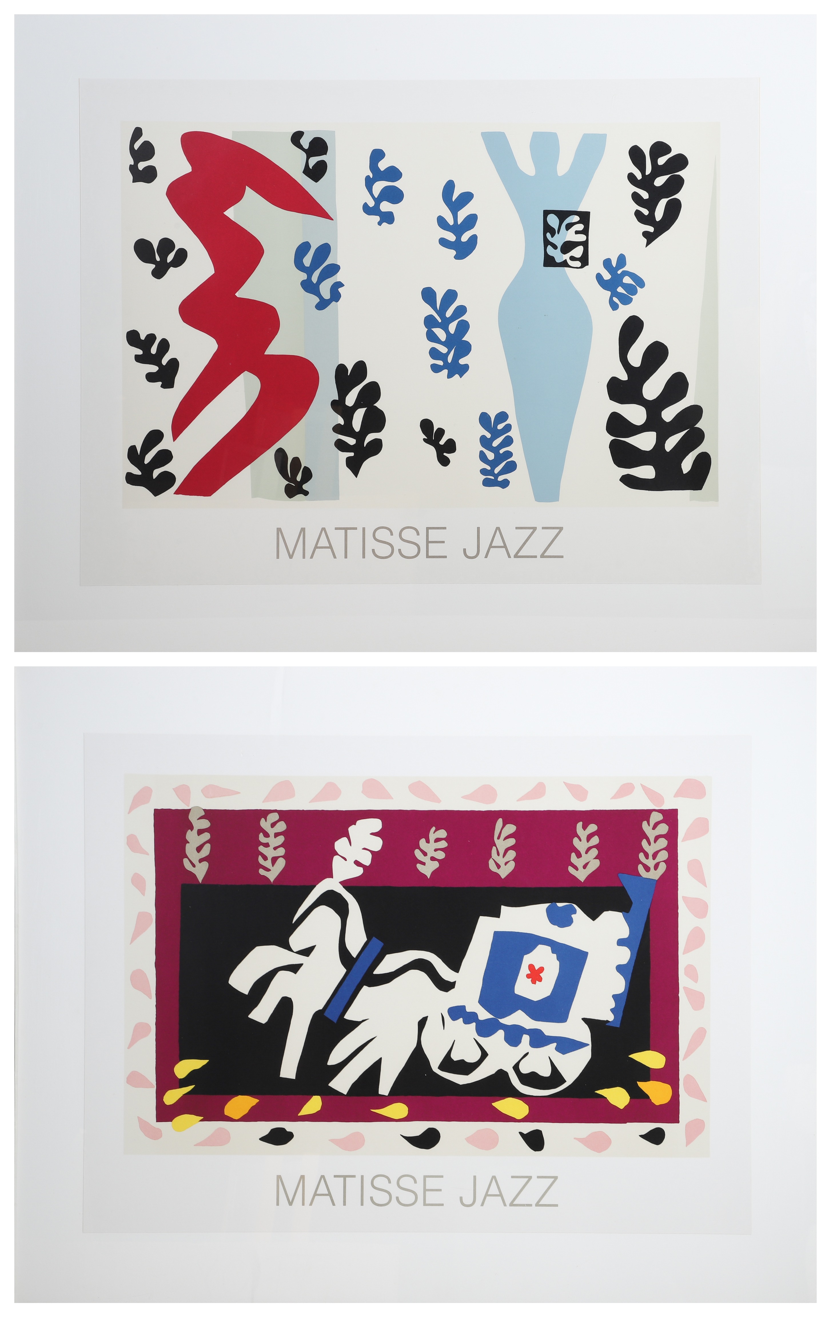 (2) Matisse jazz exhibition posters,