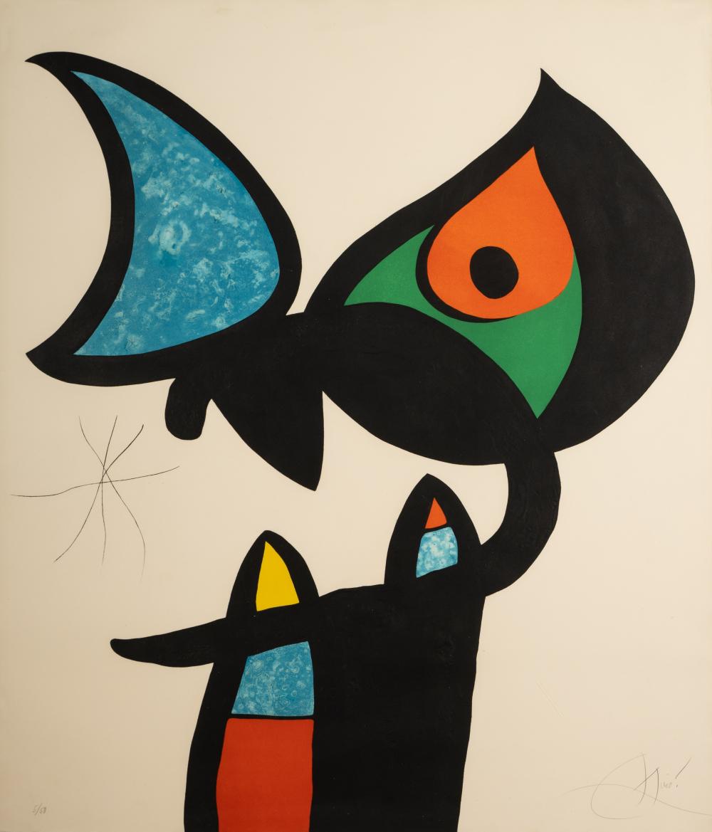 JOAN MIRO (1893-1983): PLATE VI