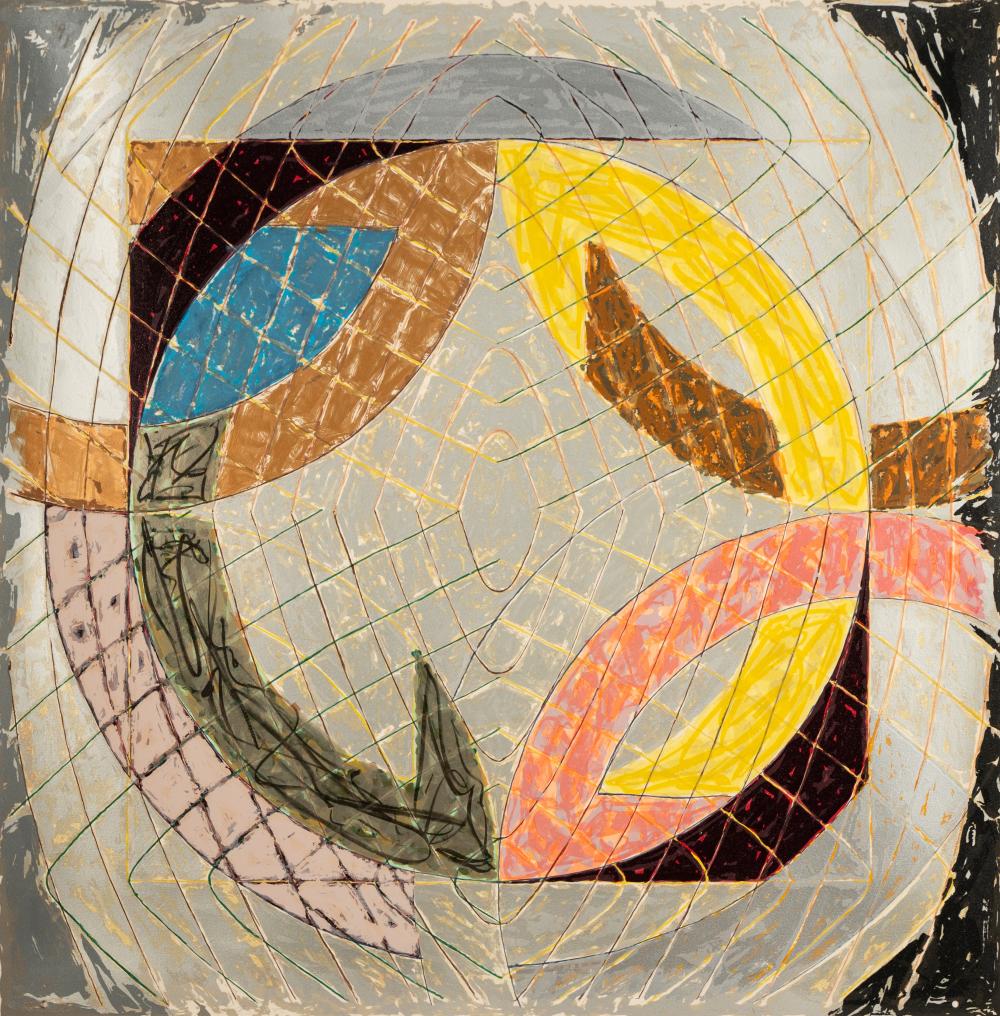 FRANK STELLA B 1936 POLAR CO ORDINATES 308d8b