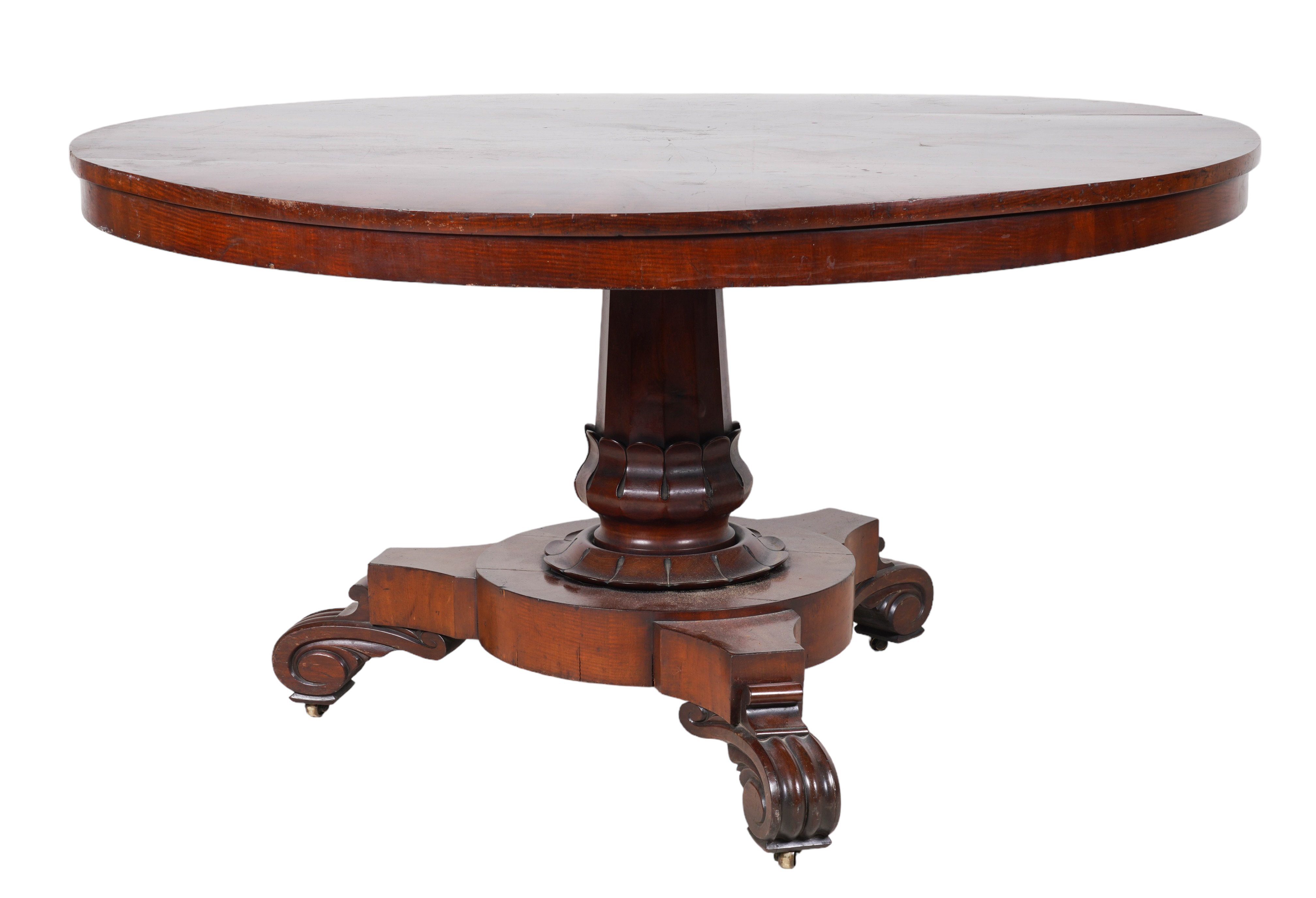 Federal Mahogany Pedestal Tilting