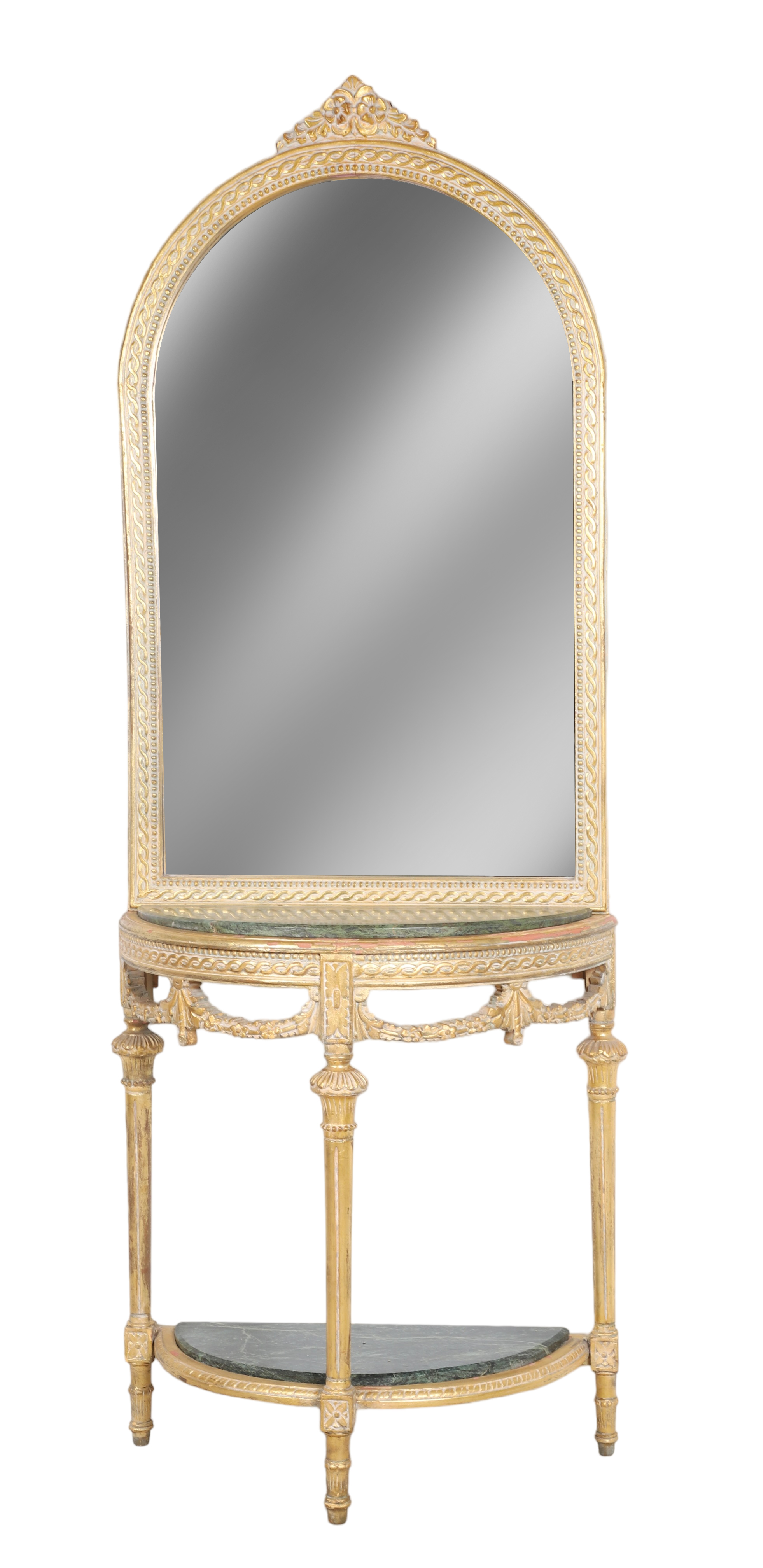 French Louis XVI Style Gilt Marbletop 308e47