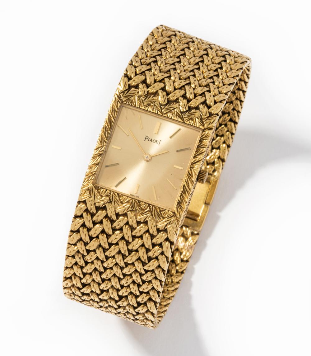 PIAGET 18 KARAT YELLOW GOLD QUARTZ WRISTWATCHPiaget,