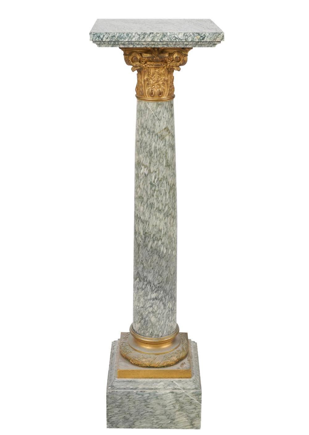 GILT BRONZE MOUNTED GREEN MARBLE 308ec8