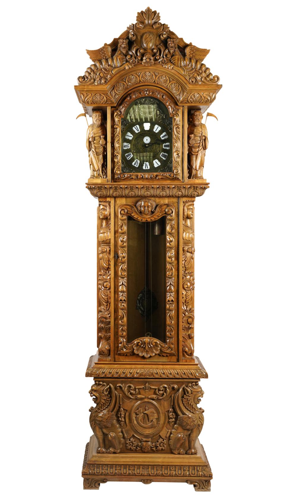 BAROQUE STYLE CARVED ALDER TALL 308efa