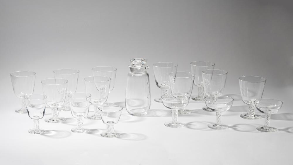 STEUBEN GLASS DRINKS SERVICESteuben 308f37