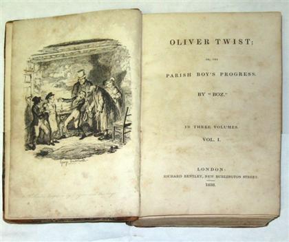 3 vols Dickens Charles Oliver 4db25