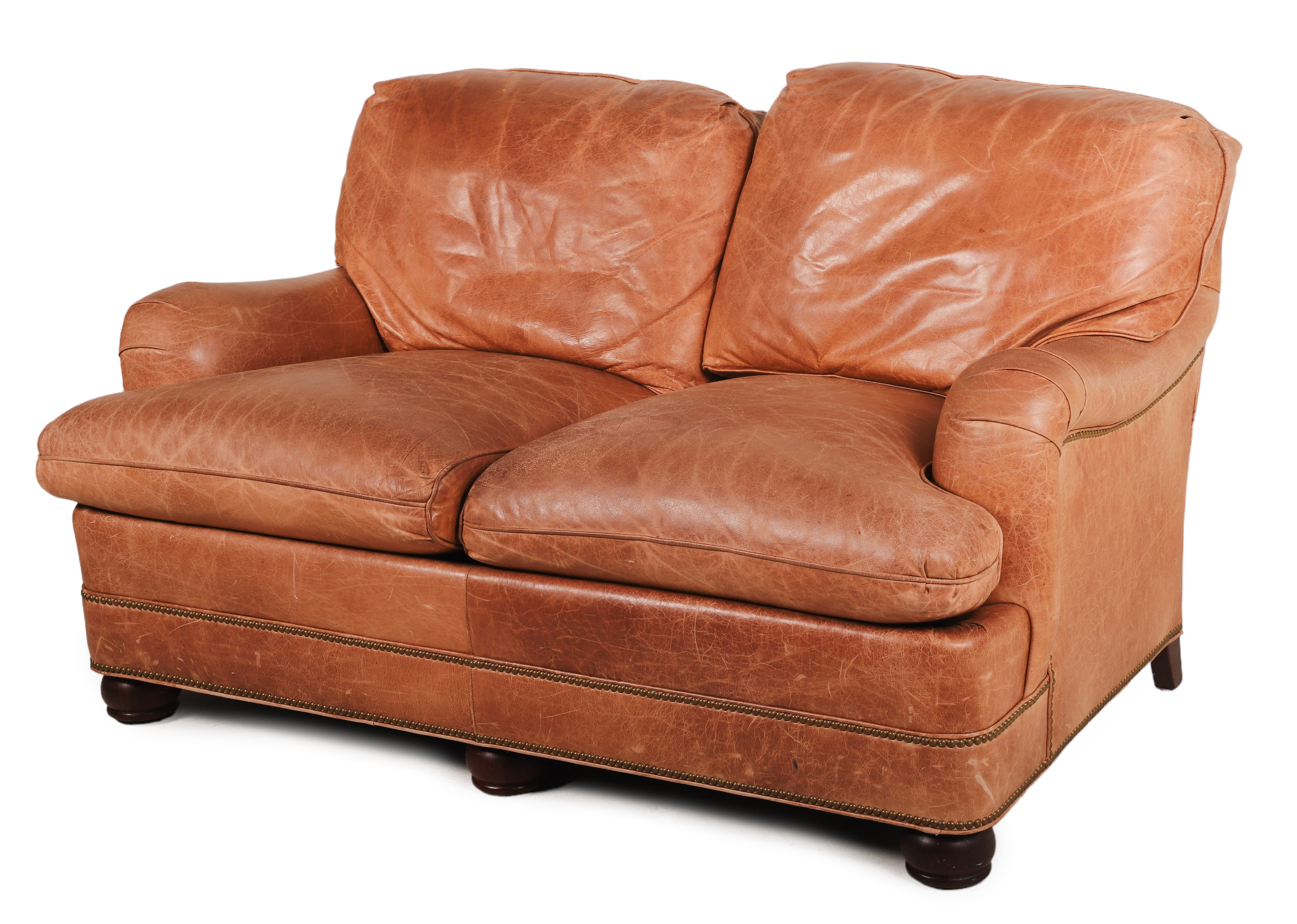 Hancock and Moore leather loveseat  308f99