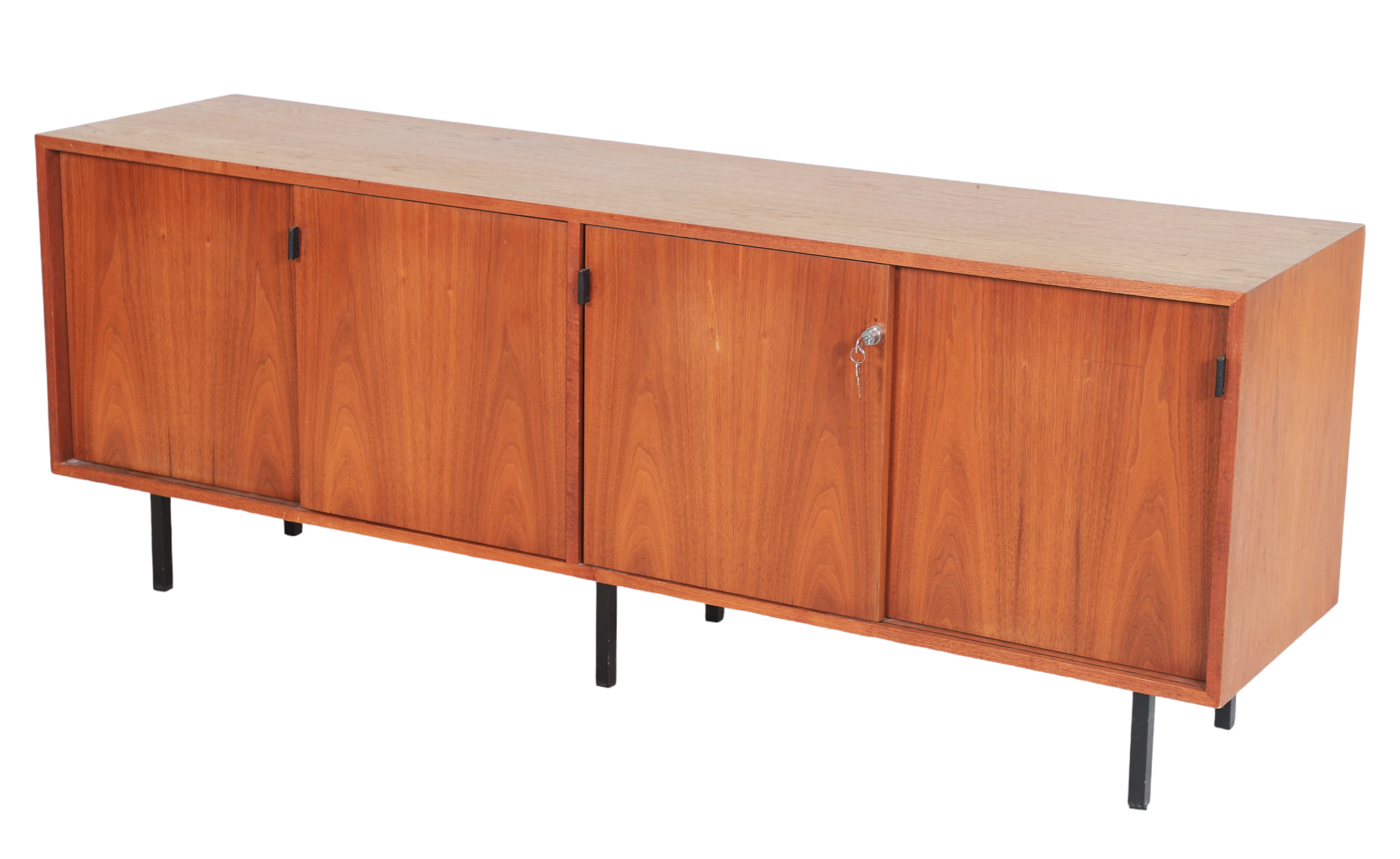 Modern Design sideboard, leather