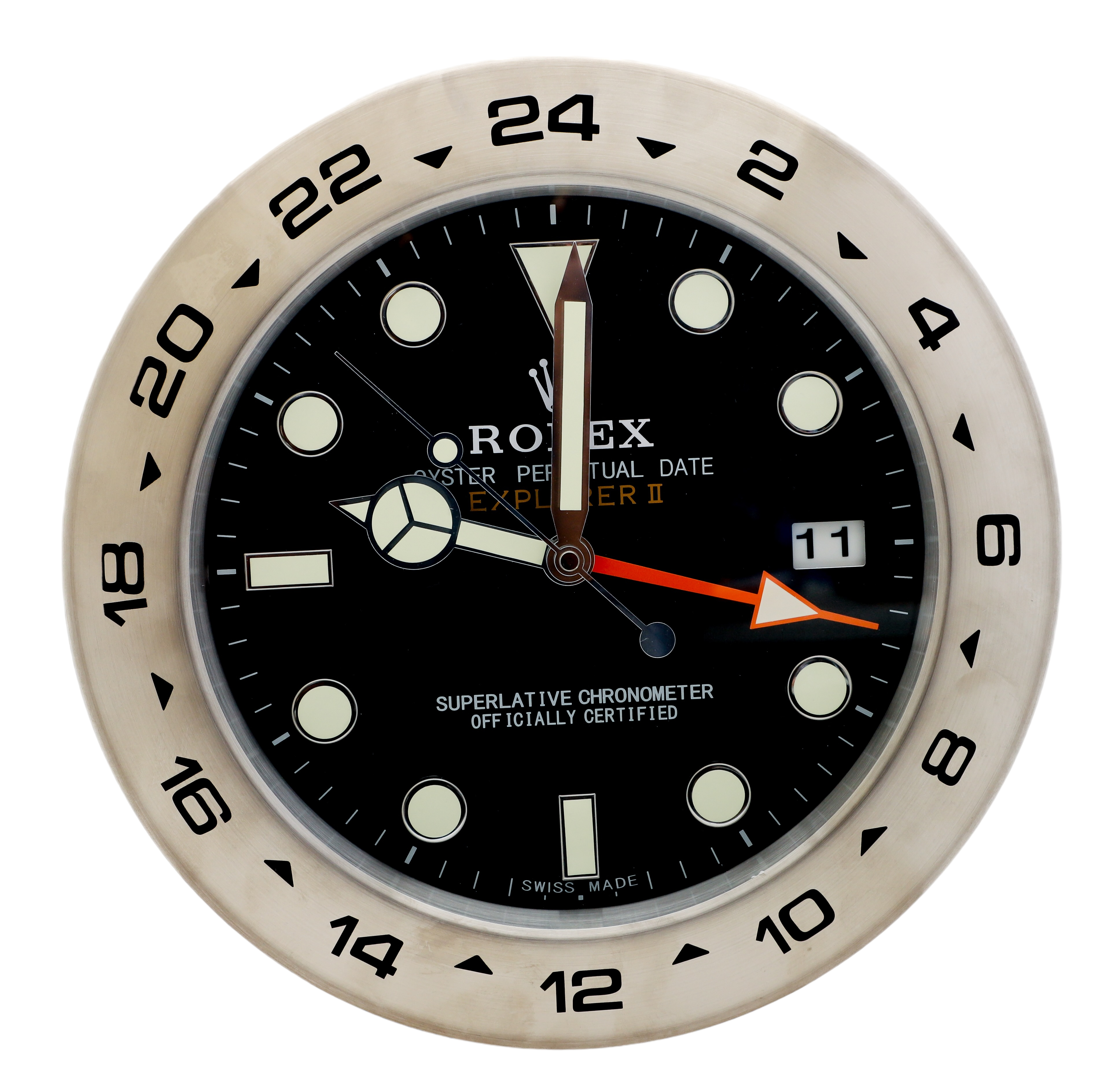 Watch Dealer Display Clock Rolex