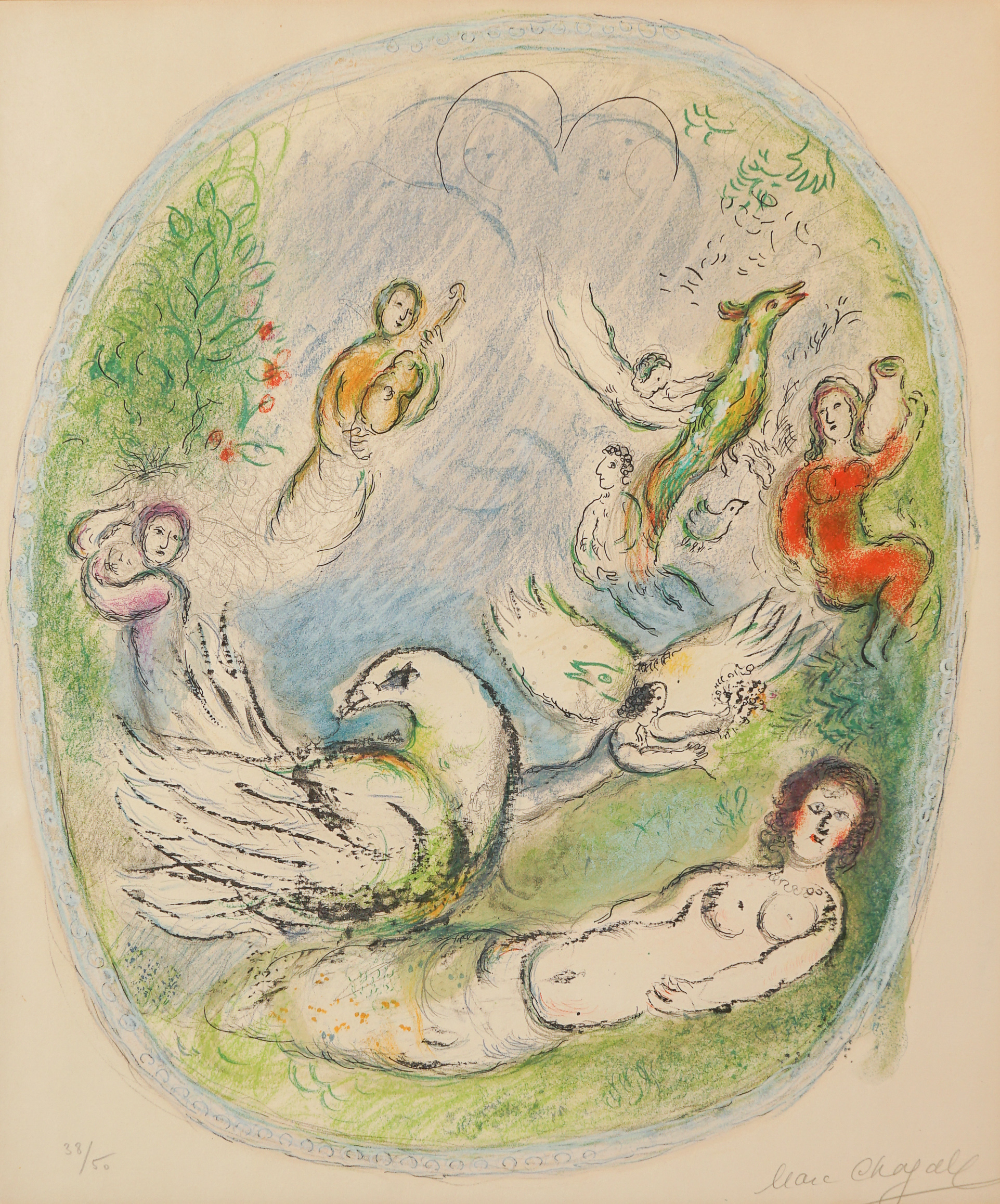 Marc Chagall Russian French 1887 1985  30909a