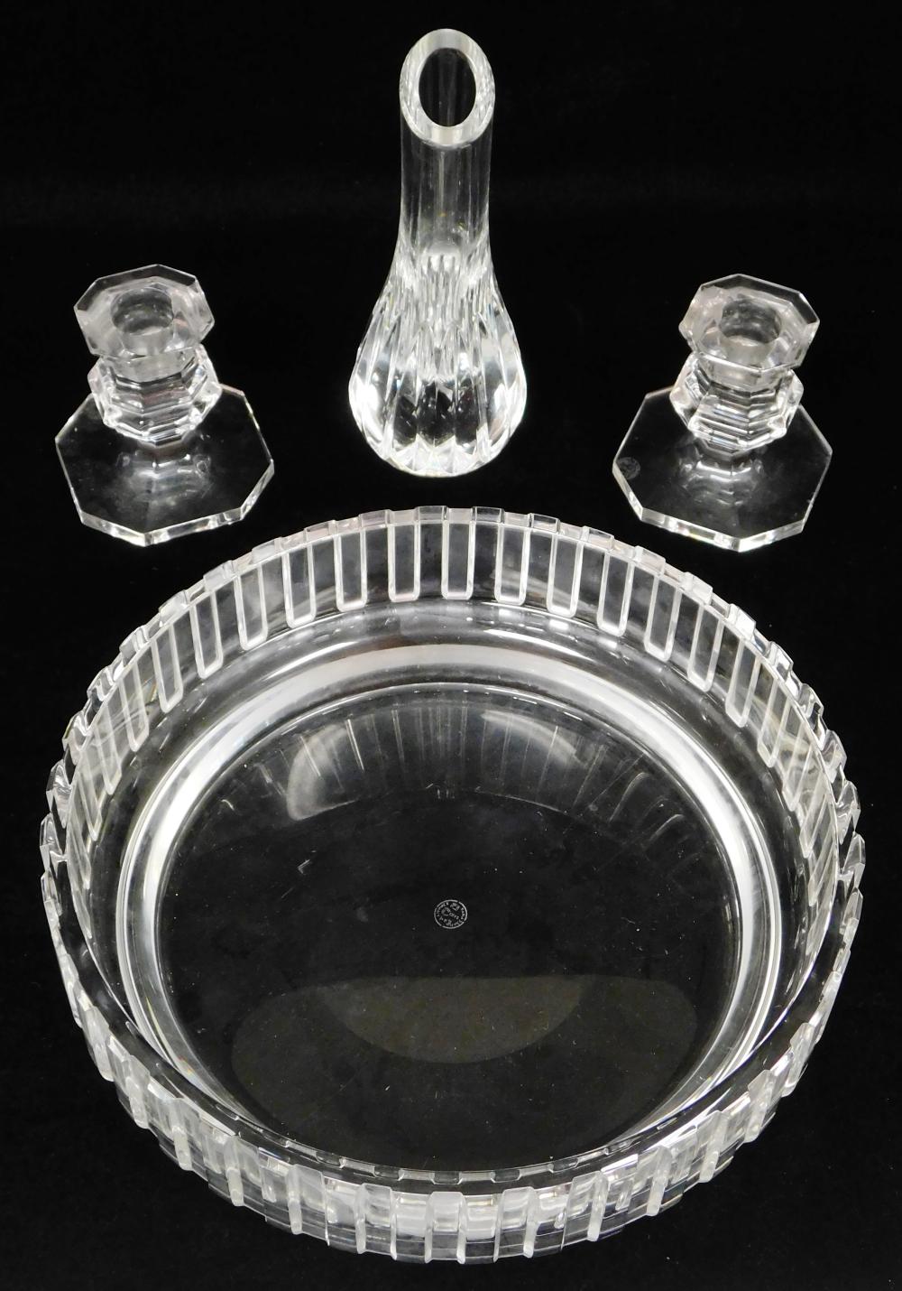 GLASS BACCARAT FOUR PIECES OF 3091fb