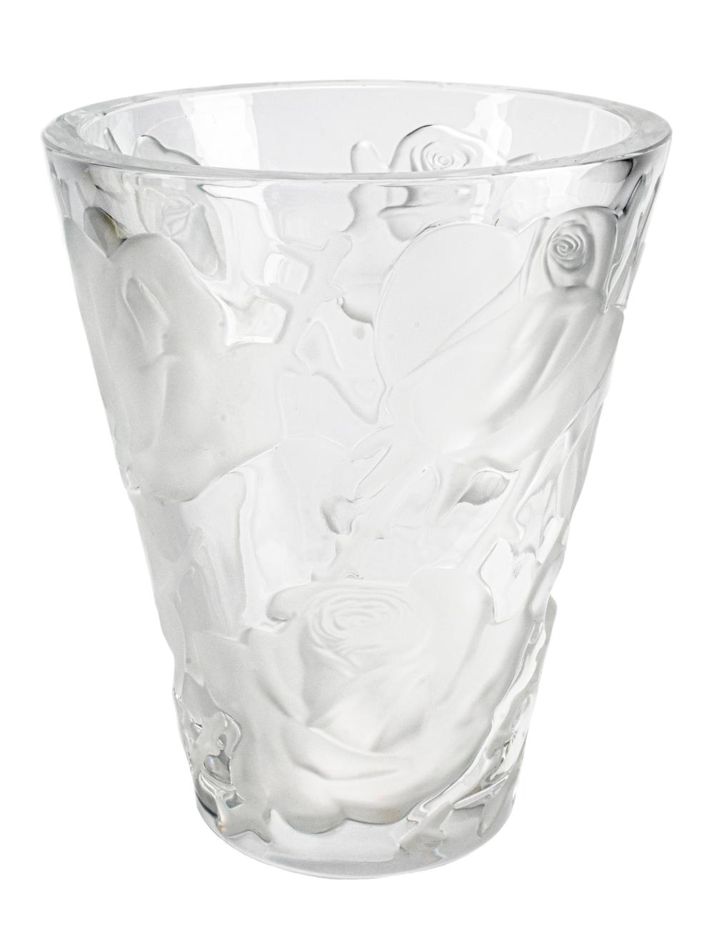 LALIQUE FROSTED AND CLEAR GLASS