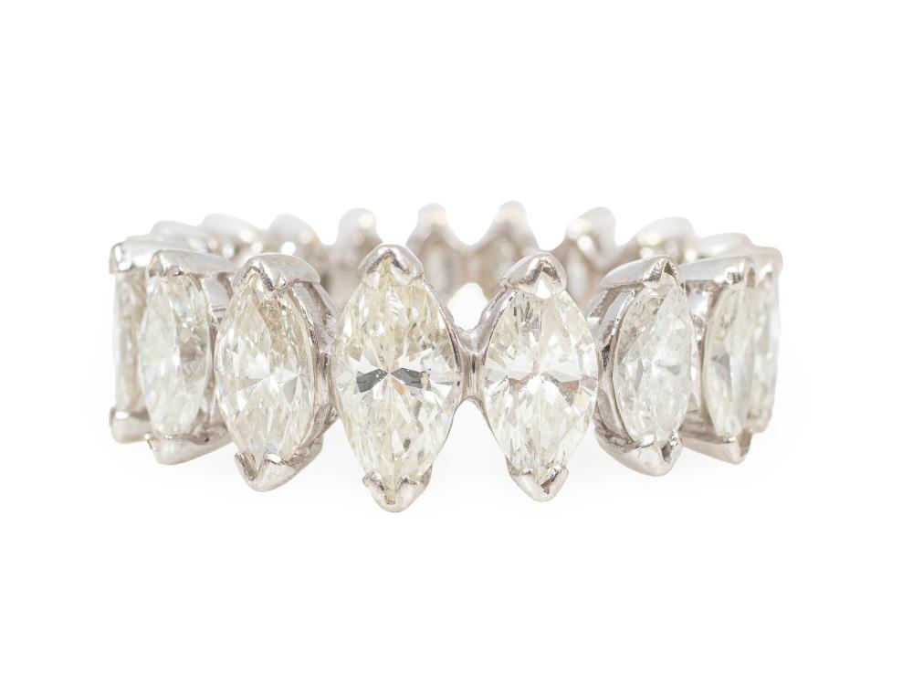 PLATINUM AND DIAMOND ETERNITY BAND 30929e