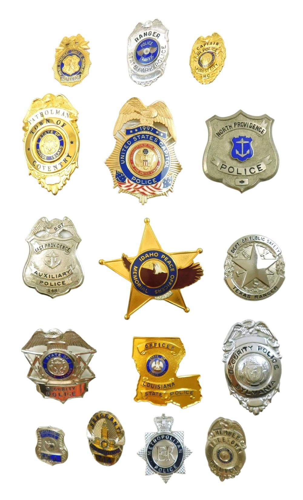 SIXTEEN POLICE AND LAW ENFORCEMENT