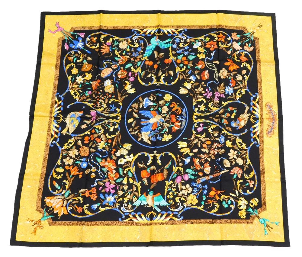 DESIGNER: HERMES SILK SCARF "PIERRES