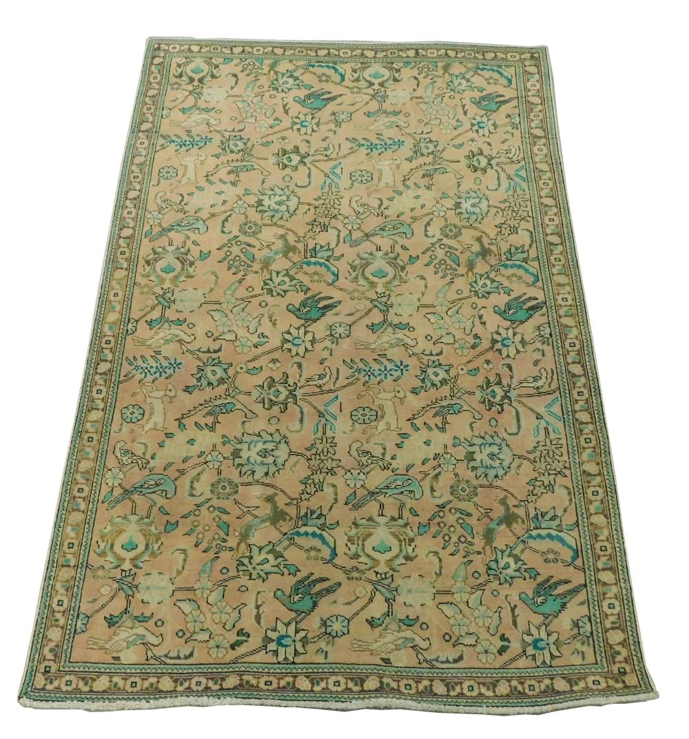 RUG: SEMI-ANTIQUE PERSIAN GARDEN