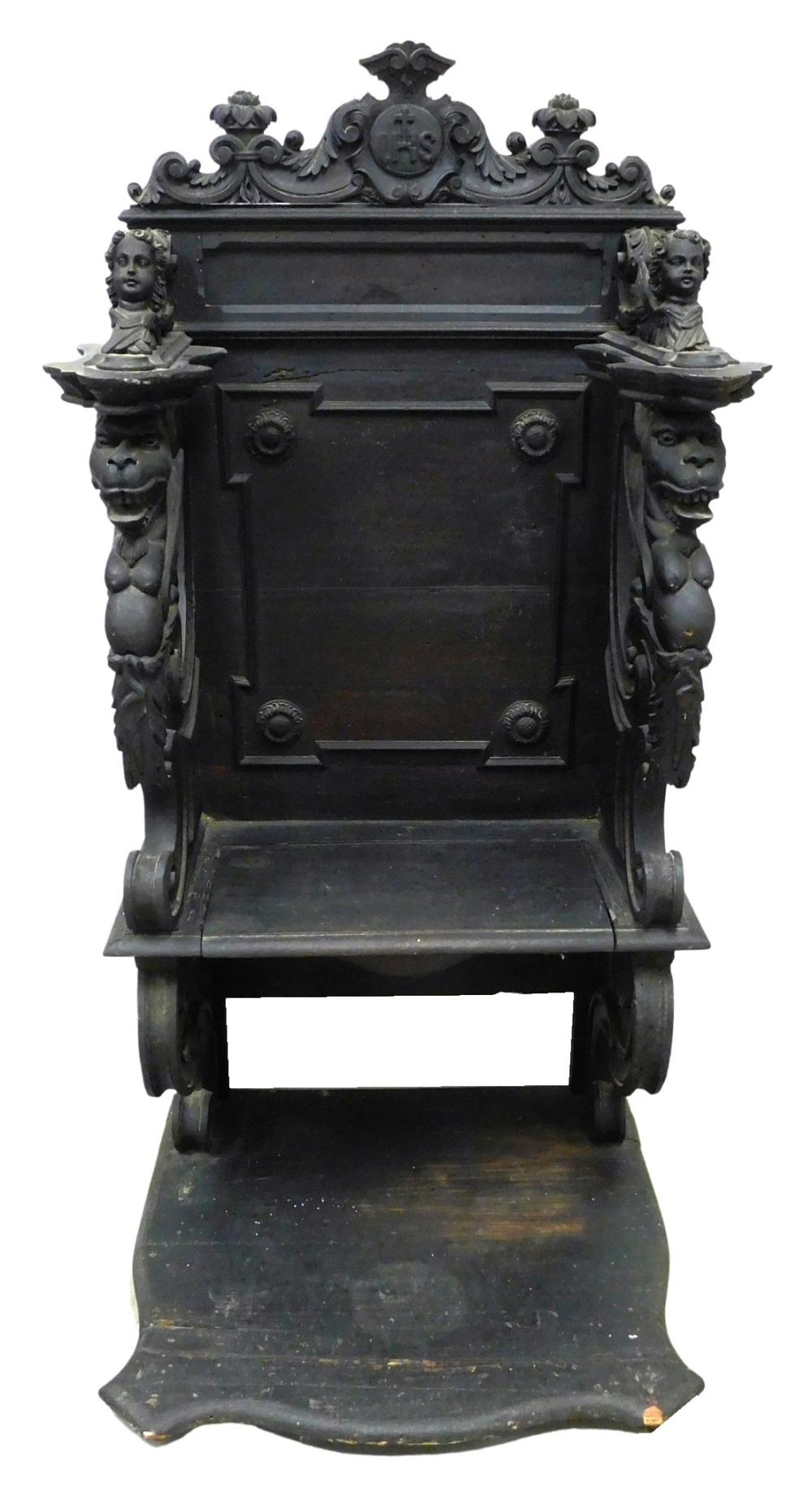 SPANISH RENAISSANCE-STYLE CHOIR STALL,