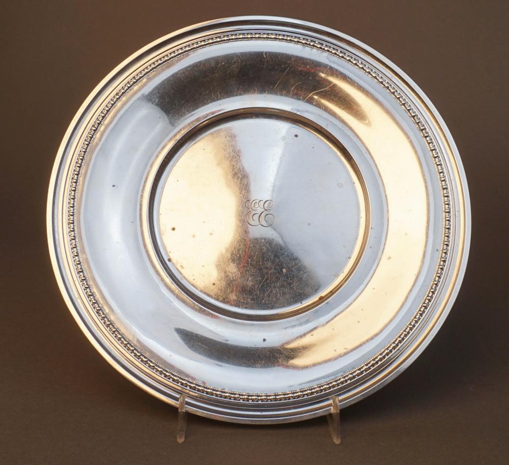 AMERICAN STERLING SILVER CAKE PLATE  309410