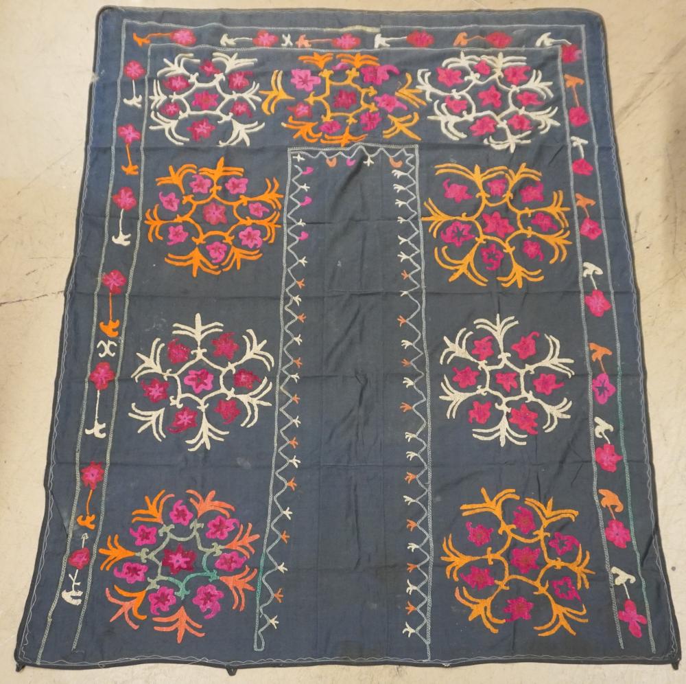 SHAKHRISABZ SILK AND COTTON EMBROIDERED 3094db