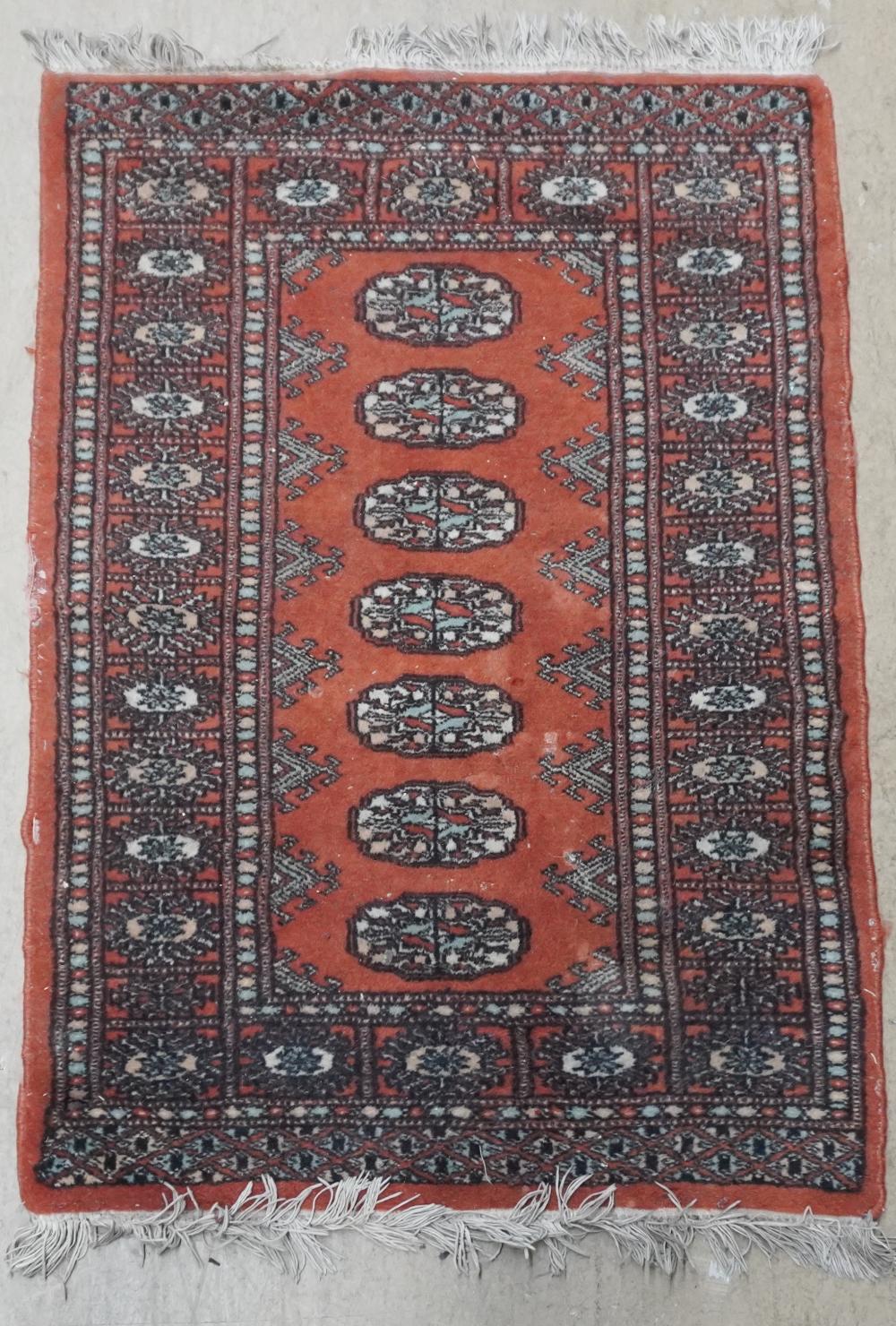 TWO BOHKARA RUGS LARGER: 3 FT 2