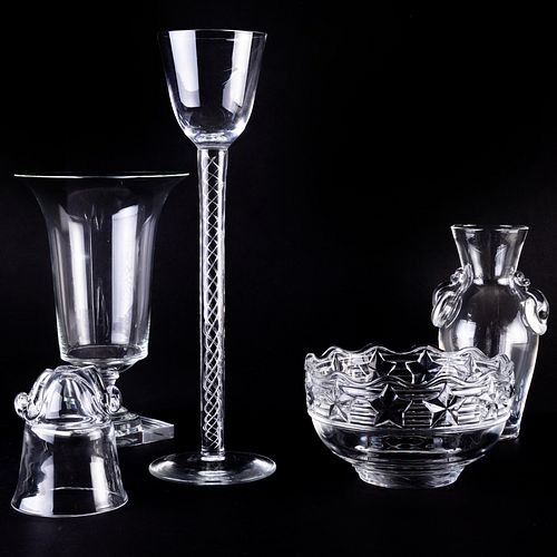 GROUP OF AMERICAN COLORLESS GLASSWAREThe 30954a