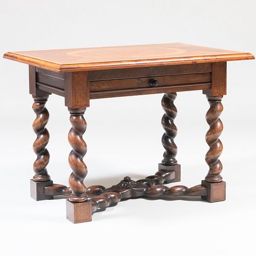 DUTCH BAROQUE STYLE WALNUT AND