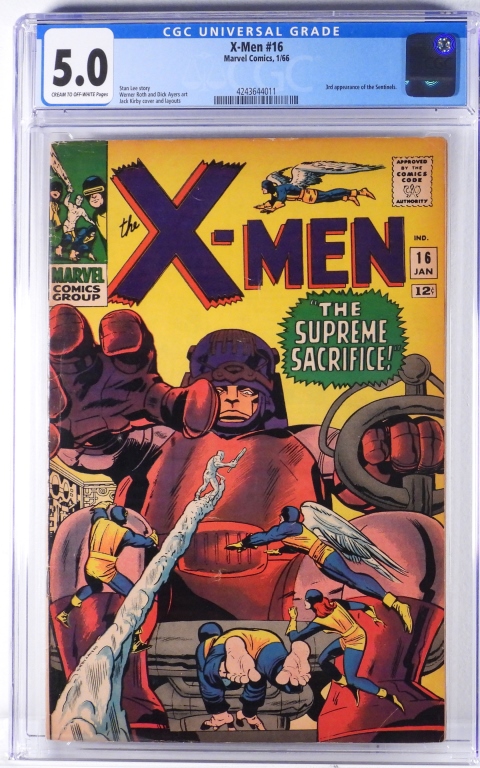 MARVEL COMICS X-MEN #16 CGC 5.0 United