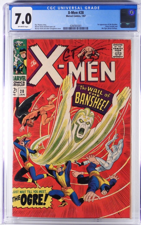 MARVEL COMICS X MEN 28 CGC 7 0 30bc9a