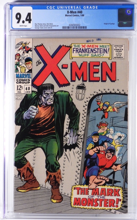 MARVEL COMICS X-MEN #40 CGC 9.4