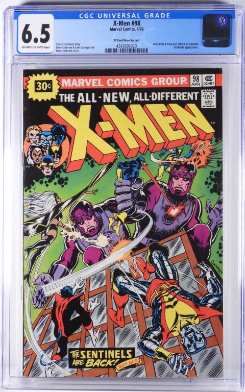 MARVEL COMICS X-MEN #98 CGC 6.5 30 CENT