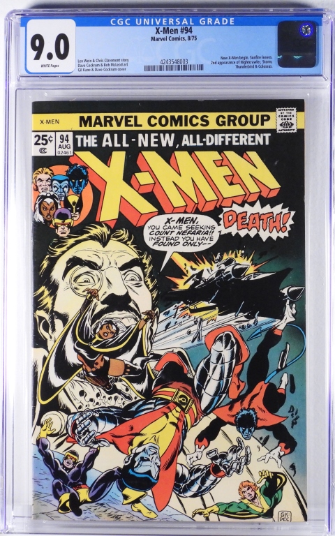 MARVEL COMICS X MEN 94 CGC 9 0 30bca7