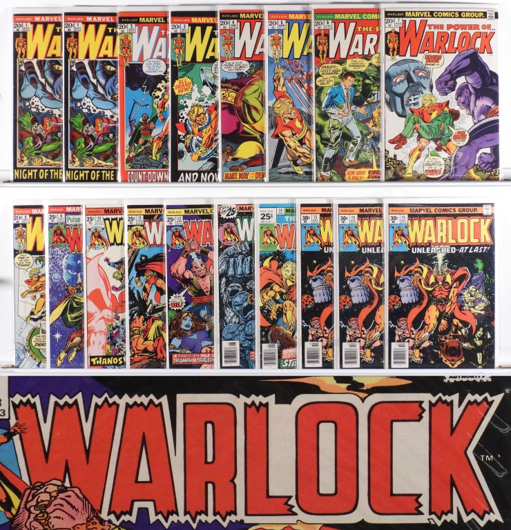 18PC MARVEL COMICS WARLOCK #1-#15