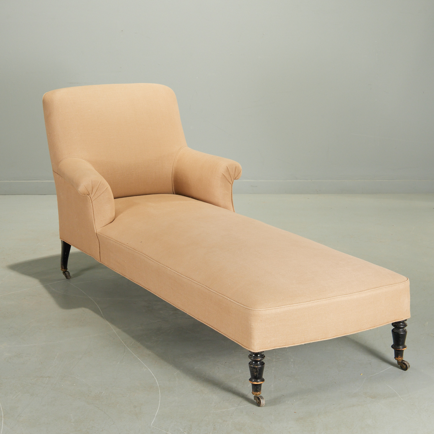 EDWARDIAN UPHOLSTERED CHAISE LOUNGE 30bd2b