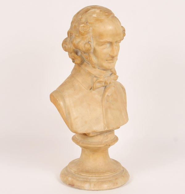 Alabaster bust of Felix Mendelssohn 4dfca
