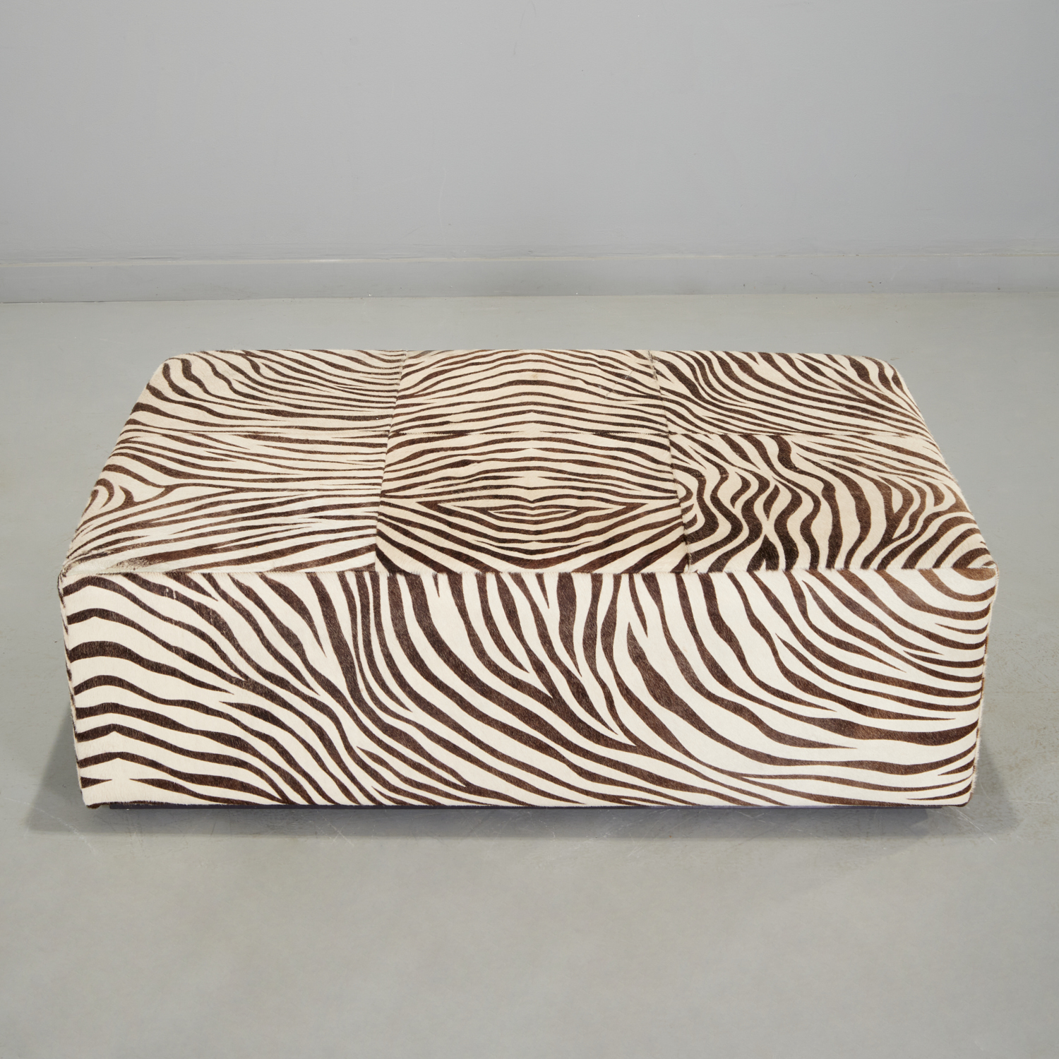 LARGE VINTAGE ZEBRA PRINT HIDE