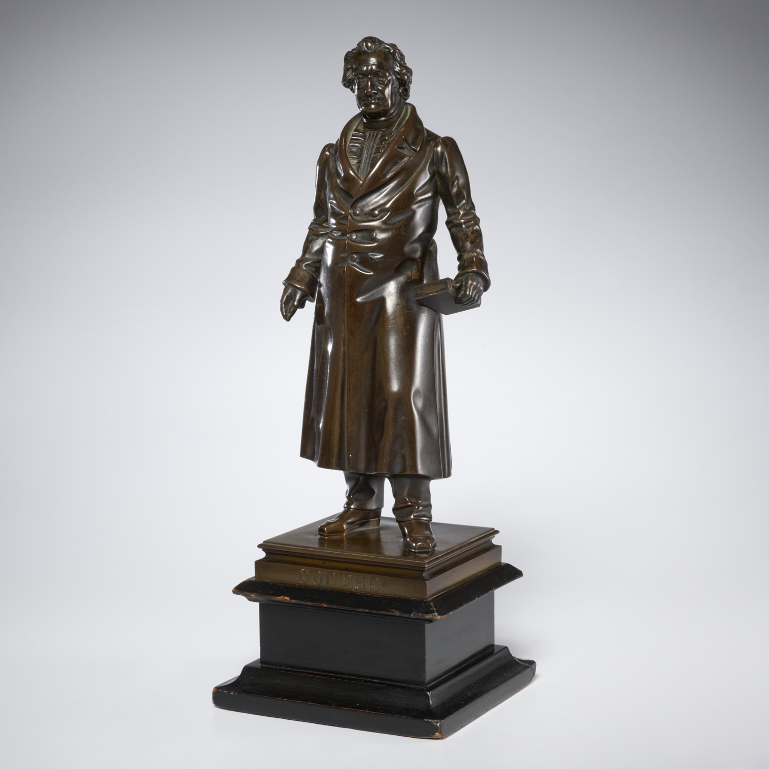 CARL WOLGAST (AFTER), GOETHE BRONZE