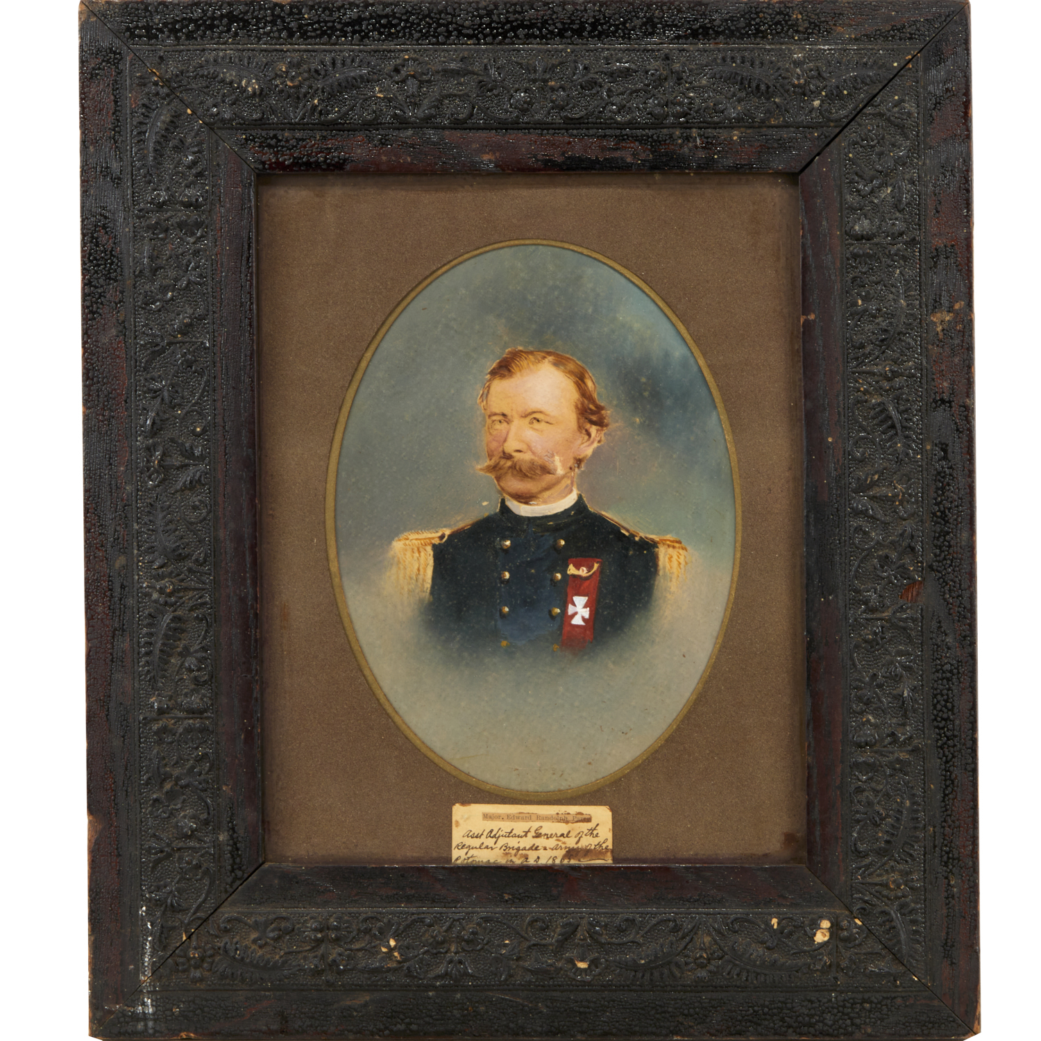 CIVIL WAR PORTRAIT PAINTING 1865 30be9a