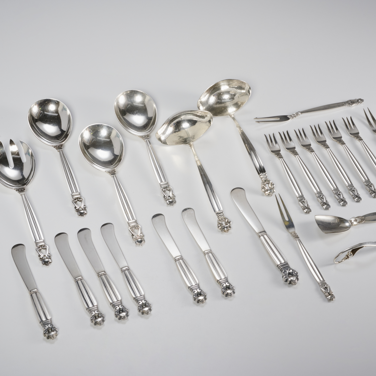 GEORG JENSEN STERLING FLATWARE