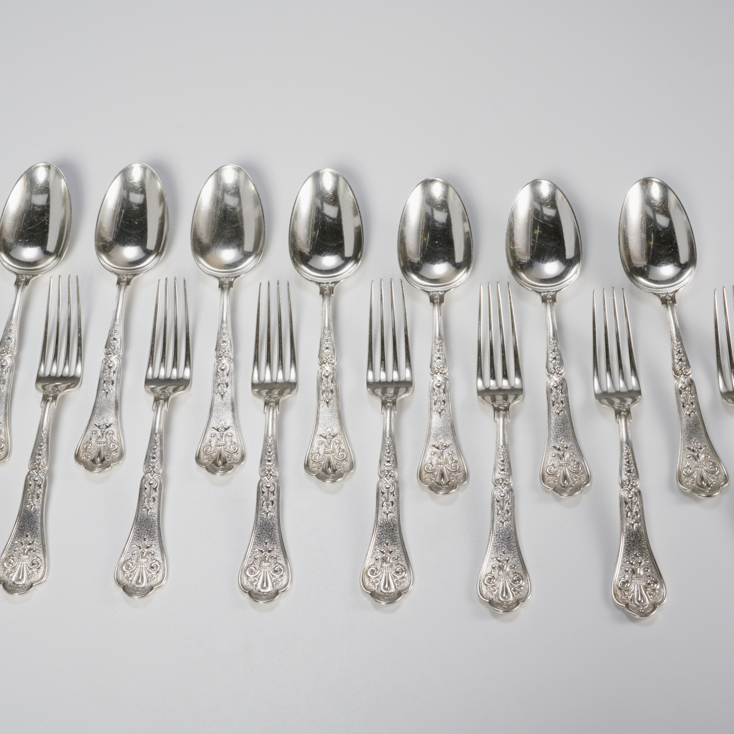 SHREVE, CRUMP & LOW STERLING FLATWARE,