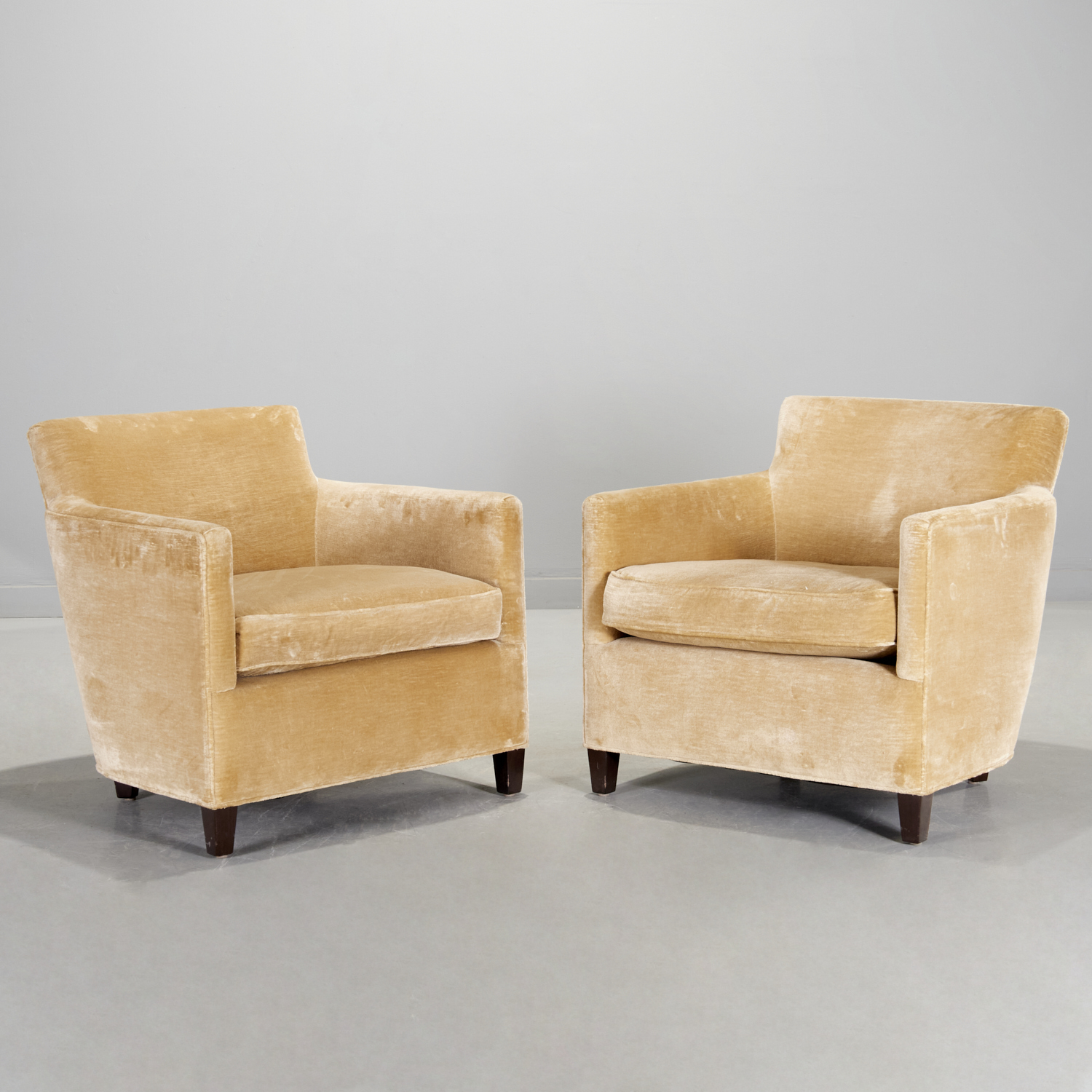 PAIR A. RUDIN ART DECO STYLE LOUNGE