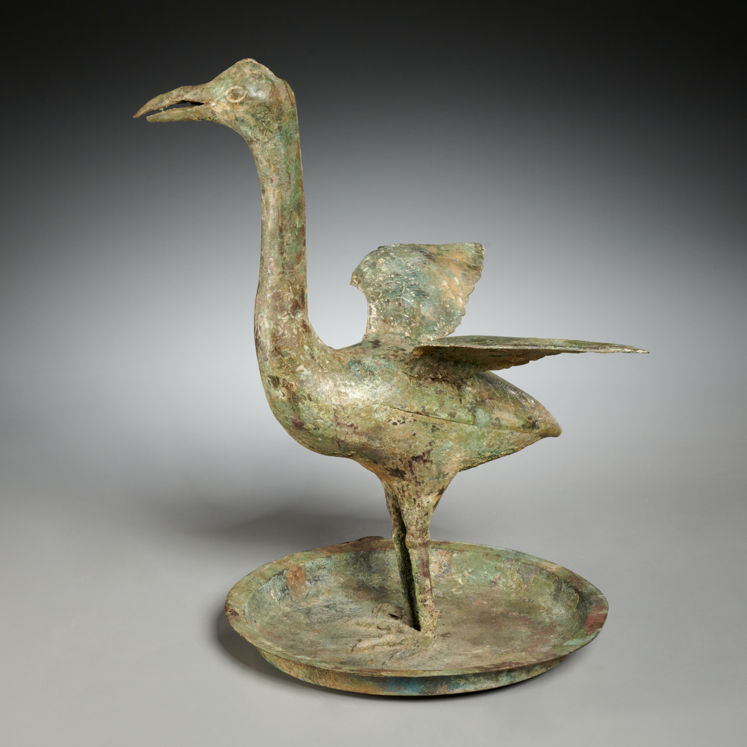 CHINESE QIN STYLE BRONZE GOOSE 30bfbf