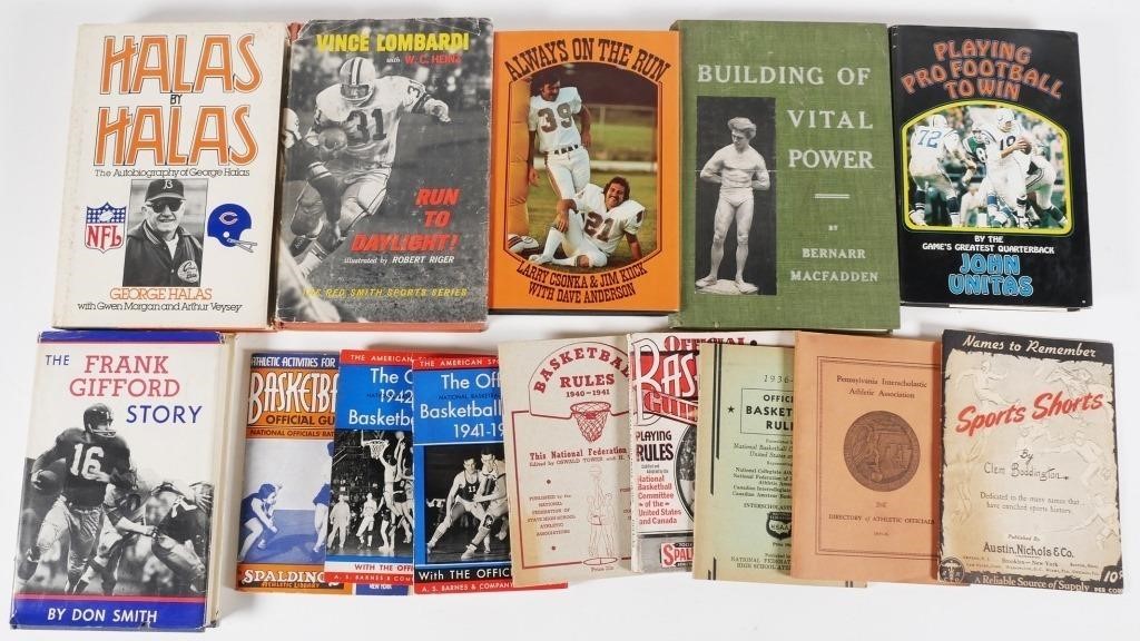  14 SPORTS BOOKS INCL EARLY BASKETBALLIncludes 30bfeb