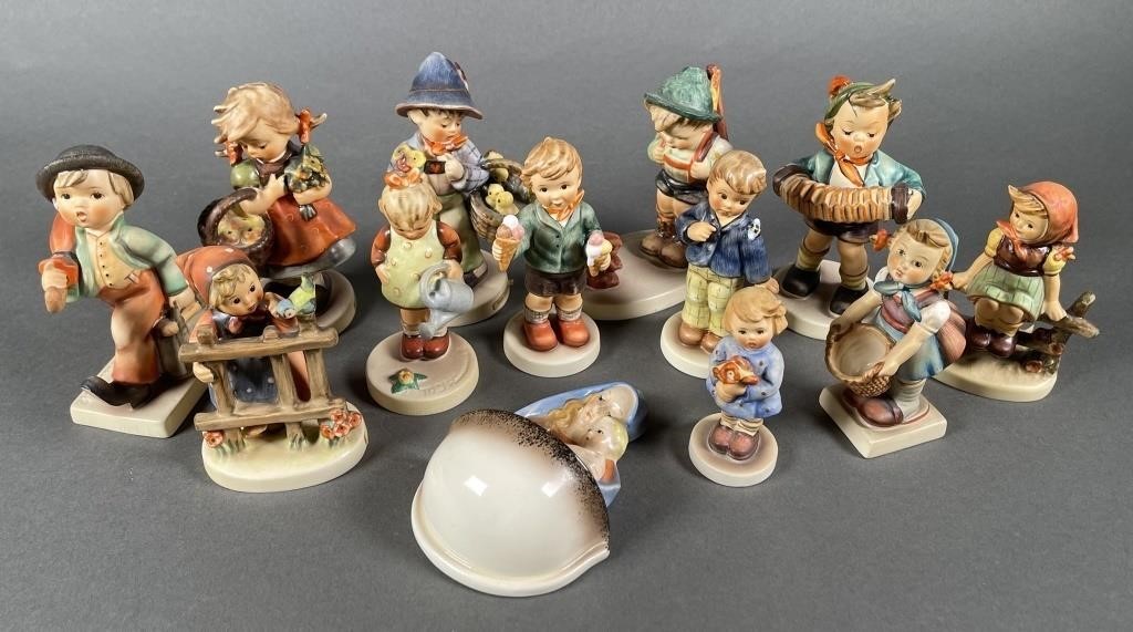 HUMMEL GOEBEL 13 FIGURINES LOTMarks 30c053